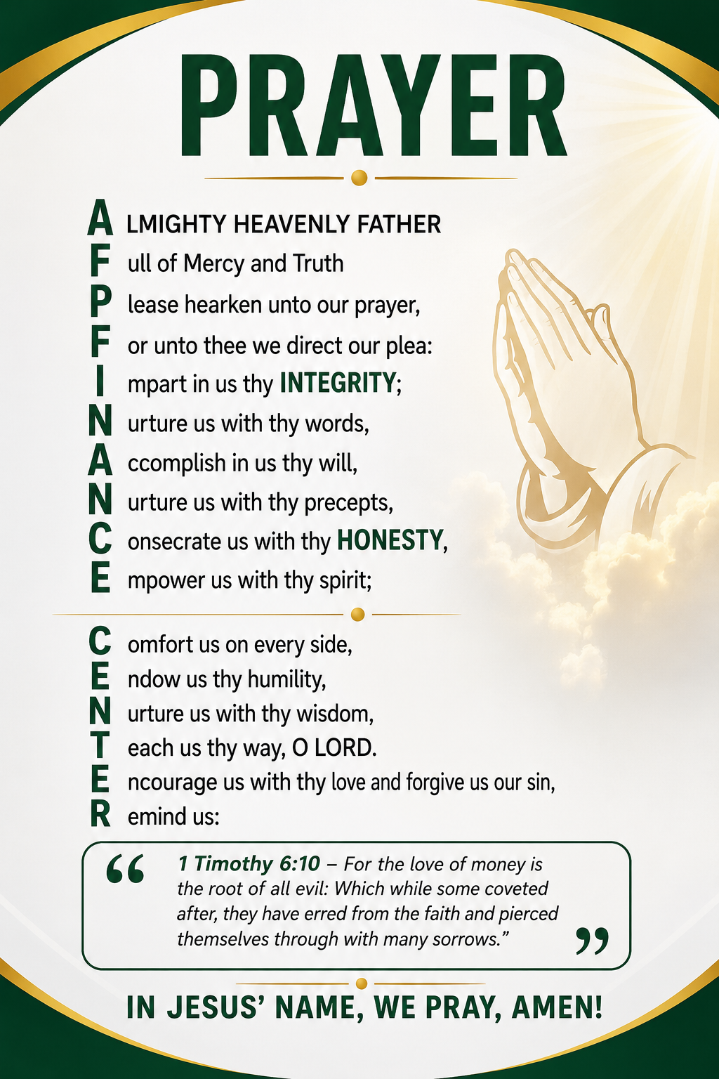 AFPFC Prayer